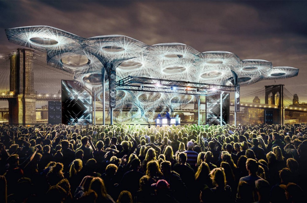WOW — NYC’s Newest Concert Venue Pier 17 Rooftop Artist Waves a