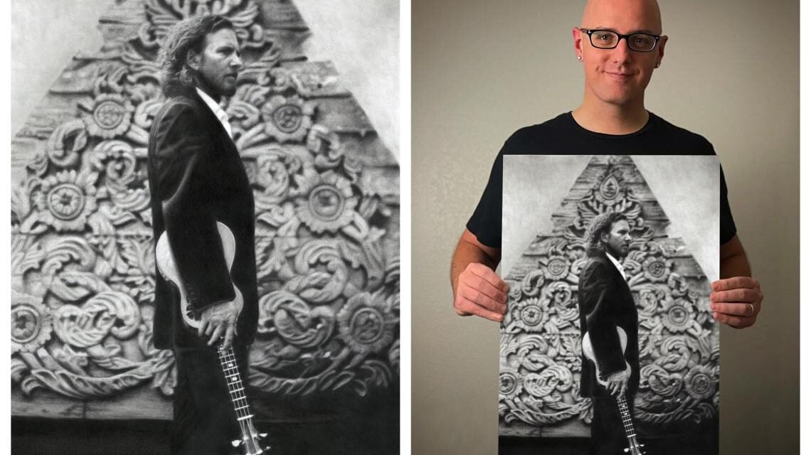 Keegan Hall: Behind the Art – a collaboration with Eddie Vedder